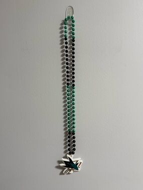San Jose Sharks Beaded Necklace